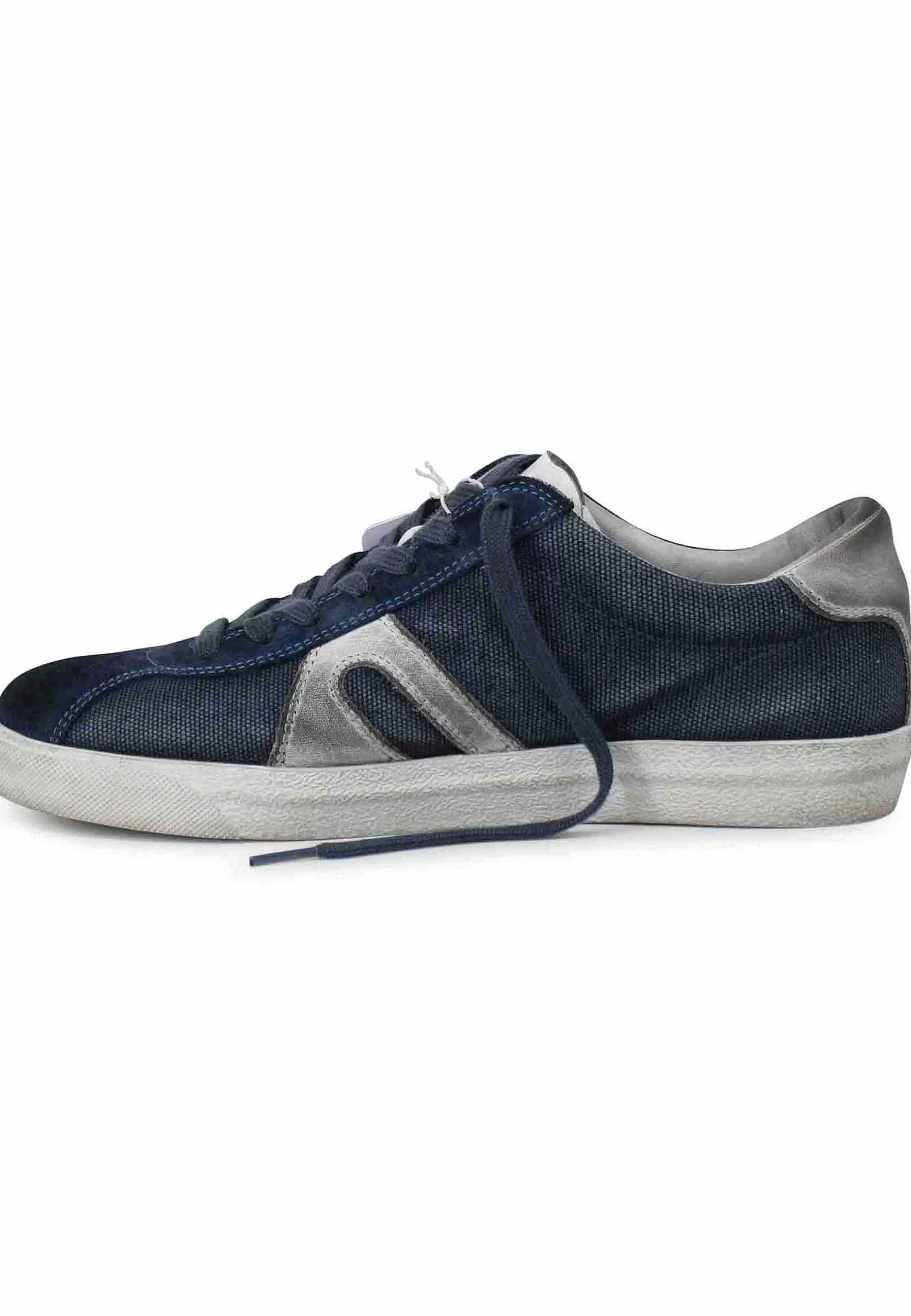 Sneakers Uomo In Canvas Vintage Blu*Atala Sale
