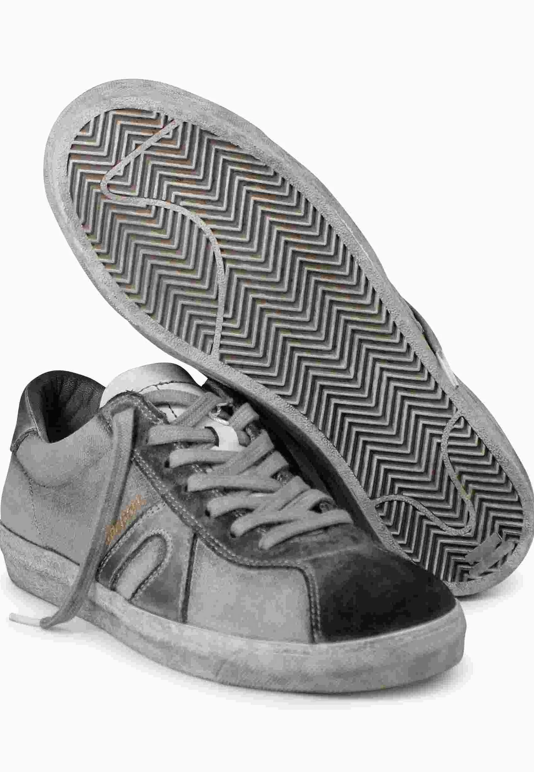 Sneakers Uomo In Canvas Vintage Grigio*Atala Clearance