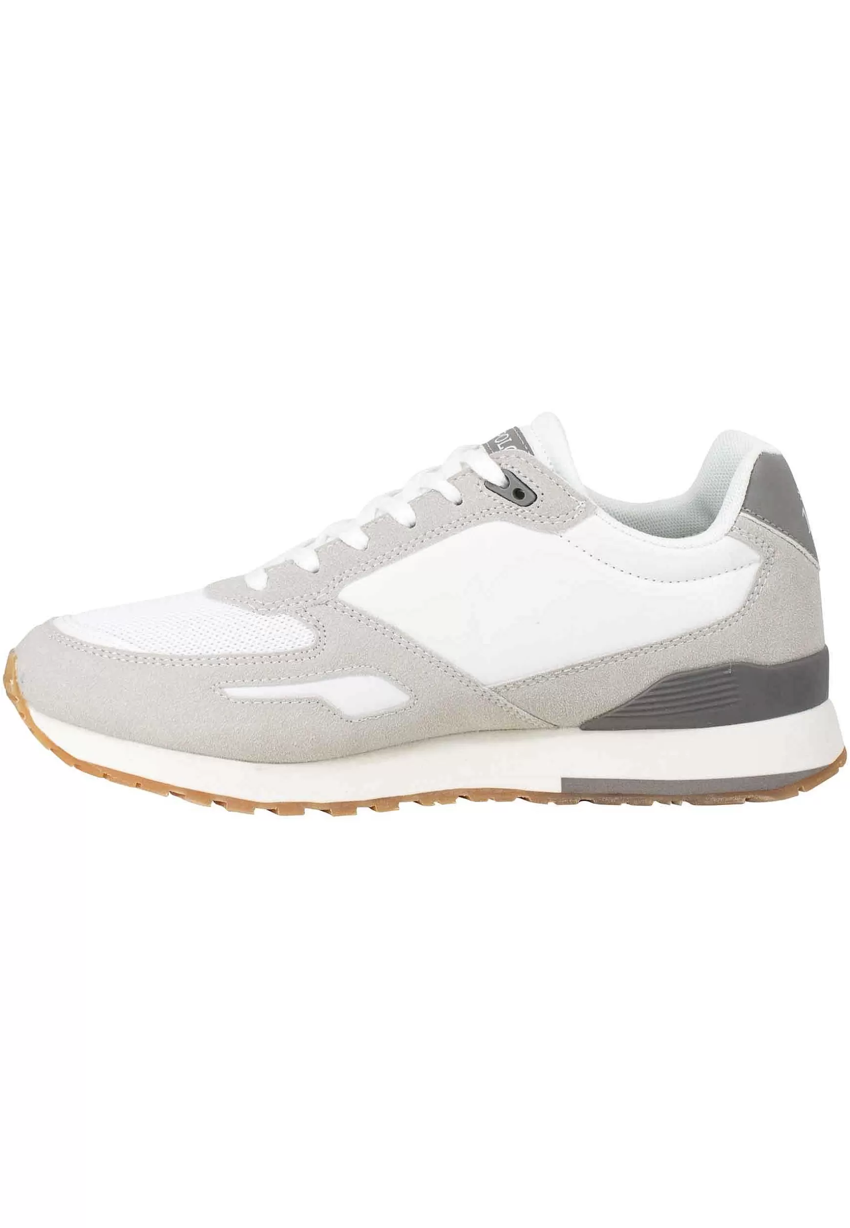 Sneakers Uomo In Nylon E Tessuto Bianco Con Suola Running*U.S. Polo Assn Best