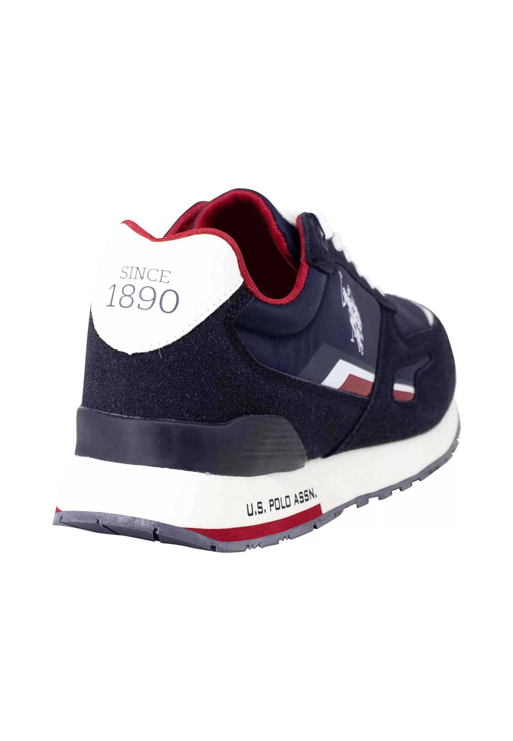 Sneakers Uomo In Nylon E Tessuto Blu Con Suola Running*U.S. Polo Assn Clearance