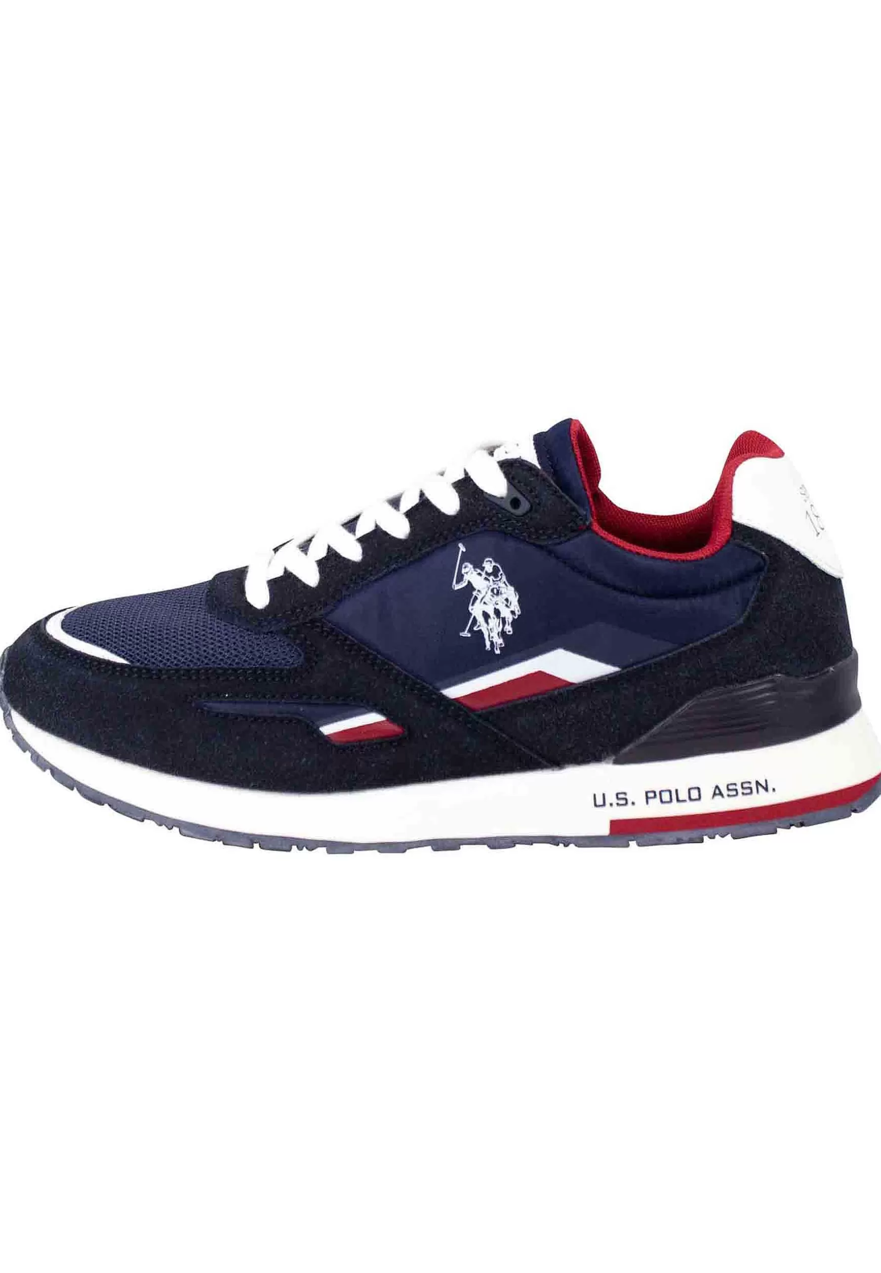 Sneakers Uomo In Nylon E Tessuto Blu Con Suola Running*U.S. Polo Assn Clearance
