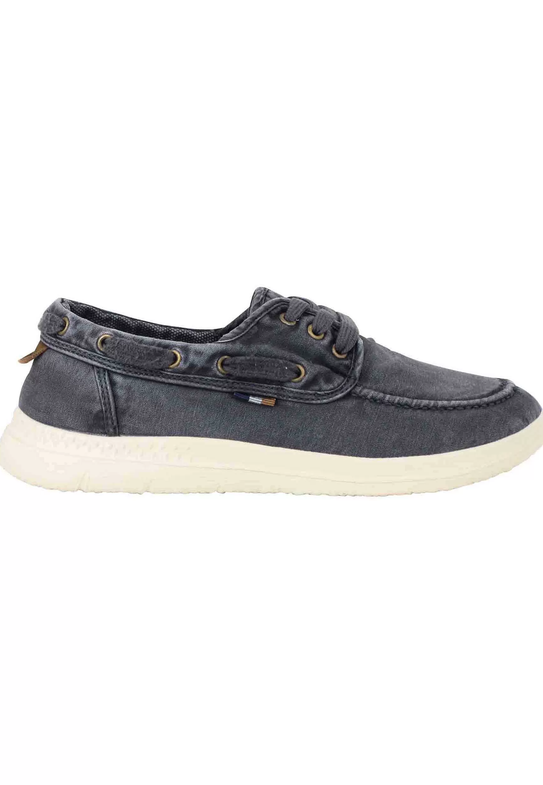 Sneakers Uomo Kona Boat In Tessuto Blu Con Suola In Gomma Ultra Leggera*Wrangler Sale