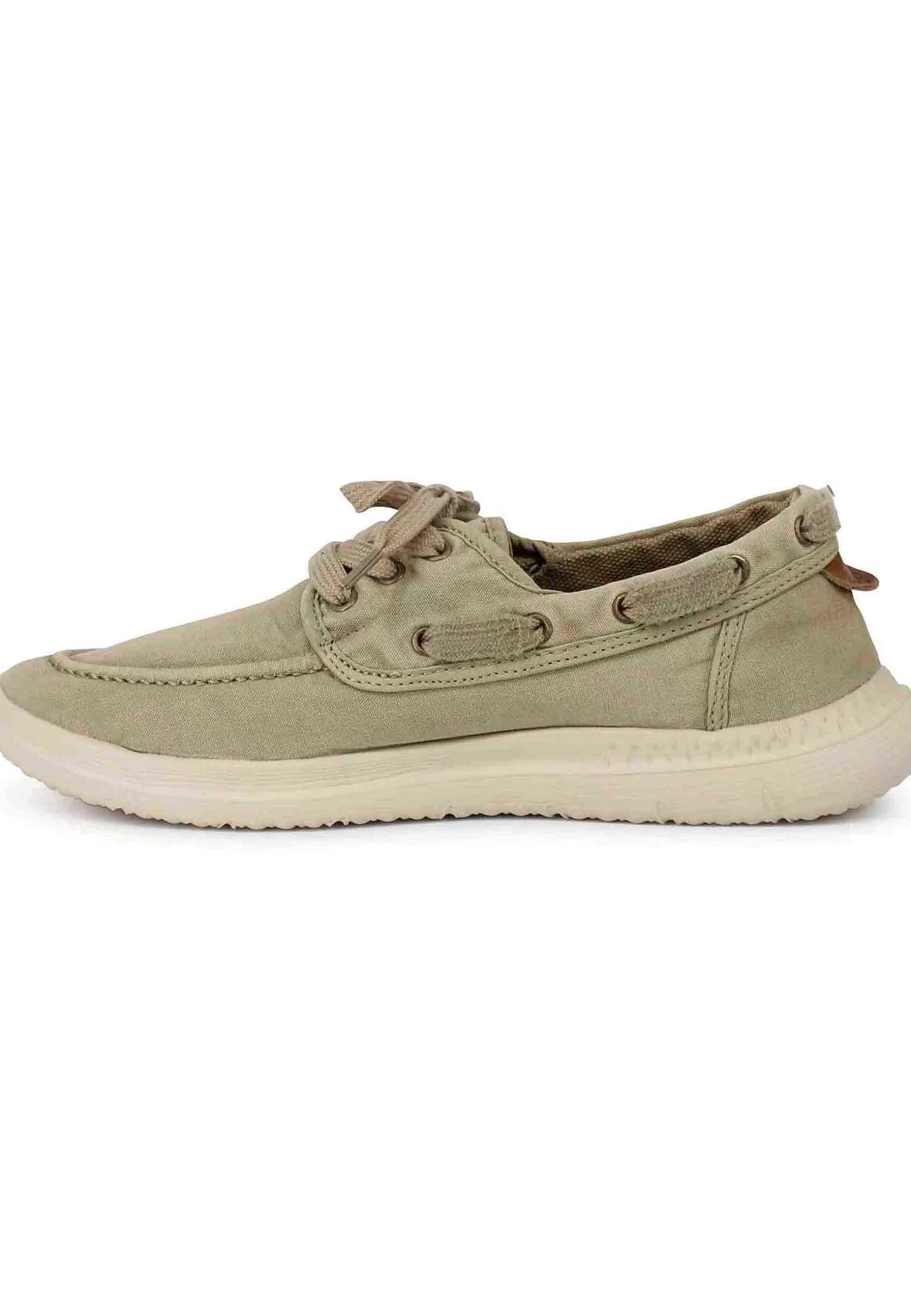 Sneakers Uomo Kona Boat In Tessuto Sabbia Con Suola In Gomma Ultra Leggera*Wrangler Best Sale