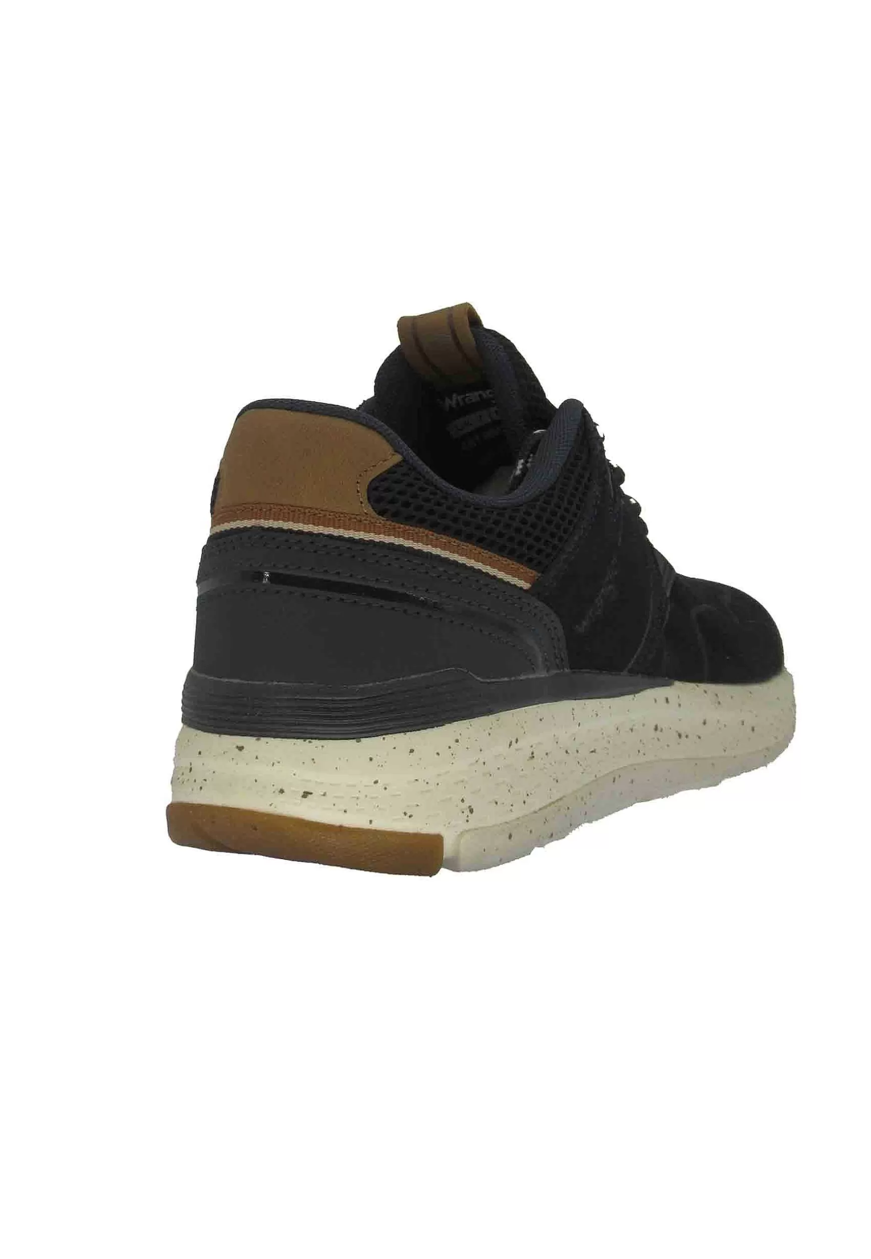 Sneakers Uomo Pioneer Suede In Pelle Blu Con Suola Ultra Light E Memory Foam*Wrangler Fashion