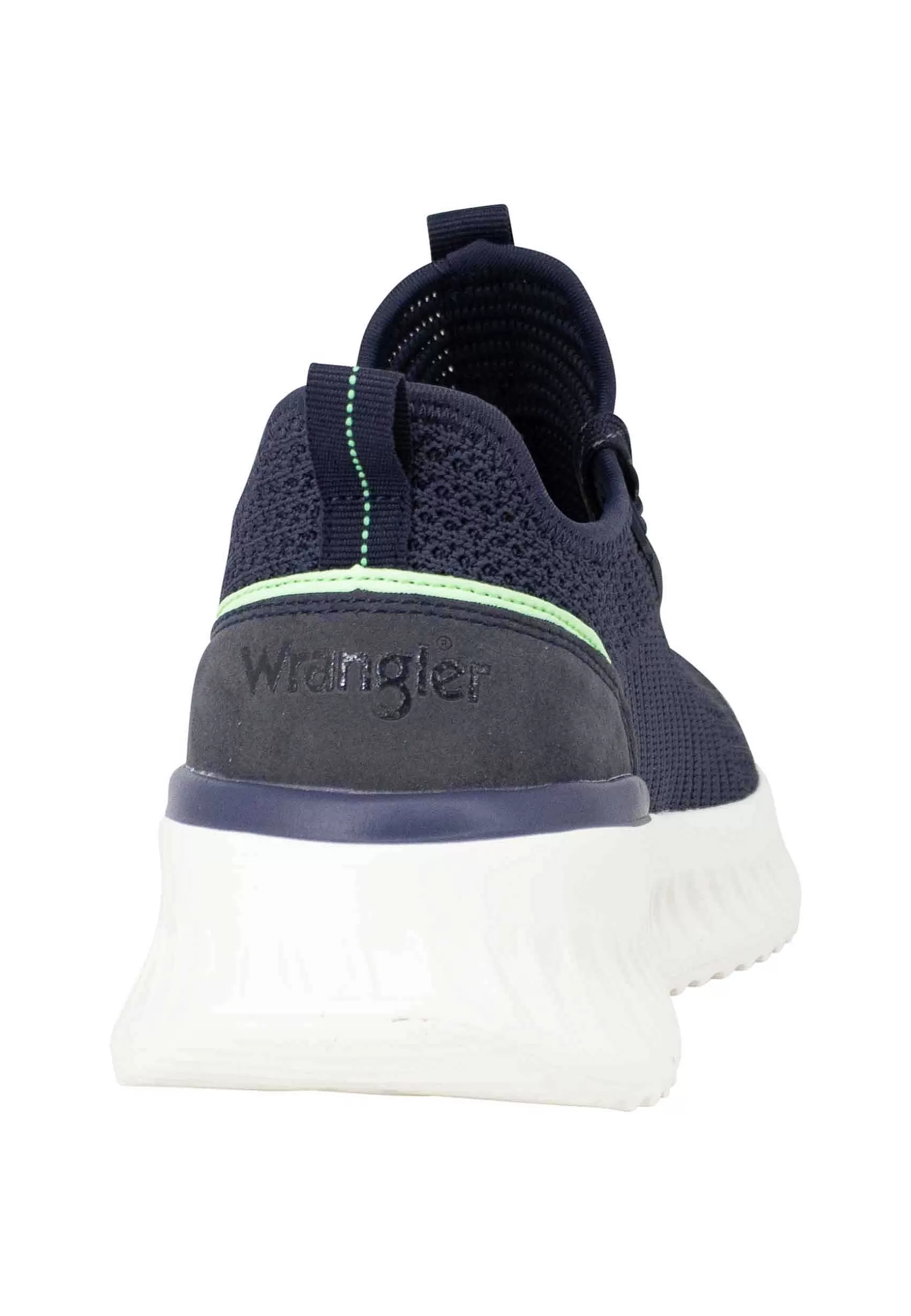 Sneakers Uomo Star In Tessuto Elastico Blu Con Suola Alta In Gomma*Wrangler Flash Sale