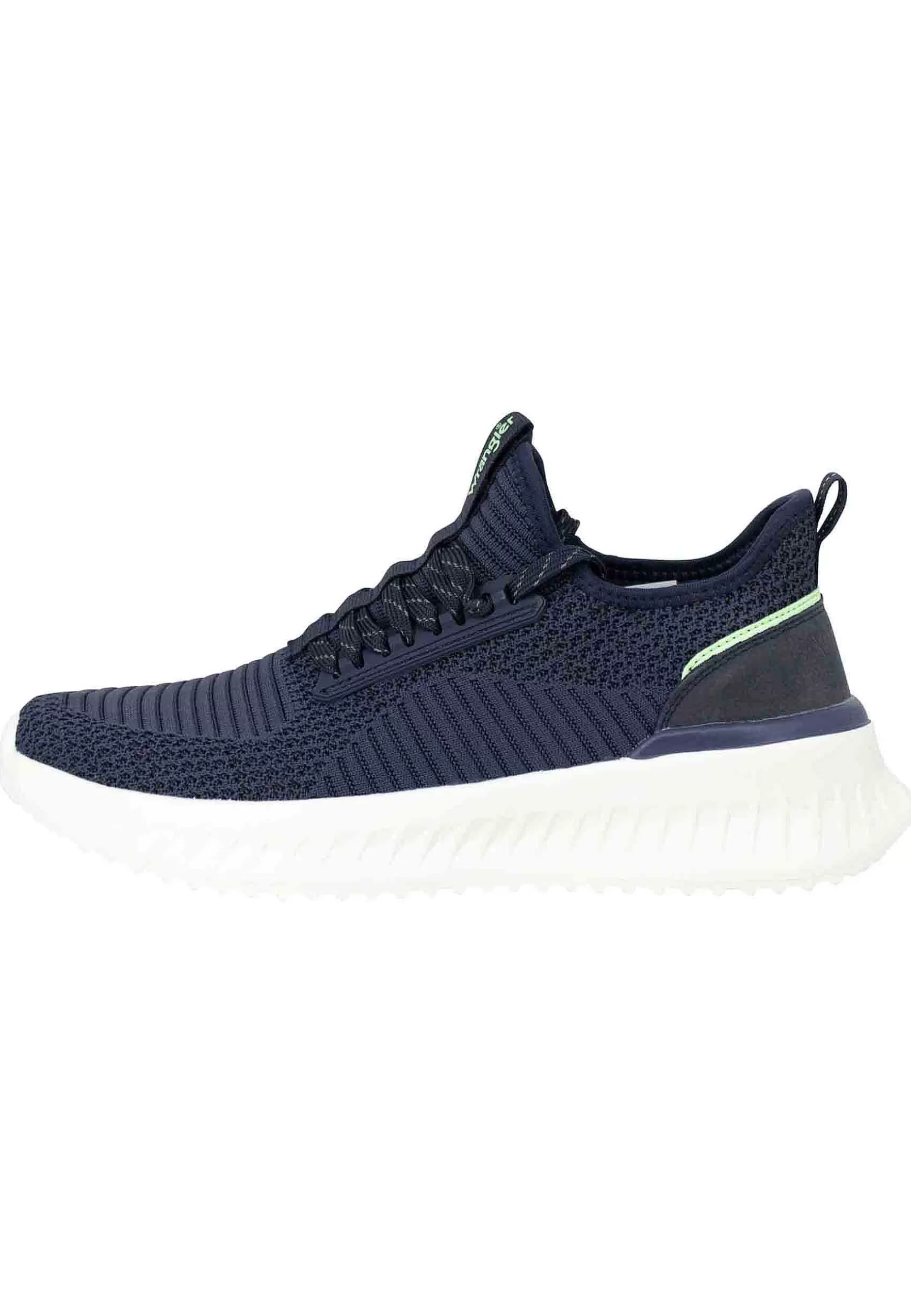 Sneakers Uomo Star In Tessuto Elastico Blu Con Suola Alta In Gomma*Wrangler Flash Sale