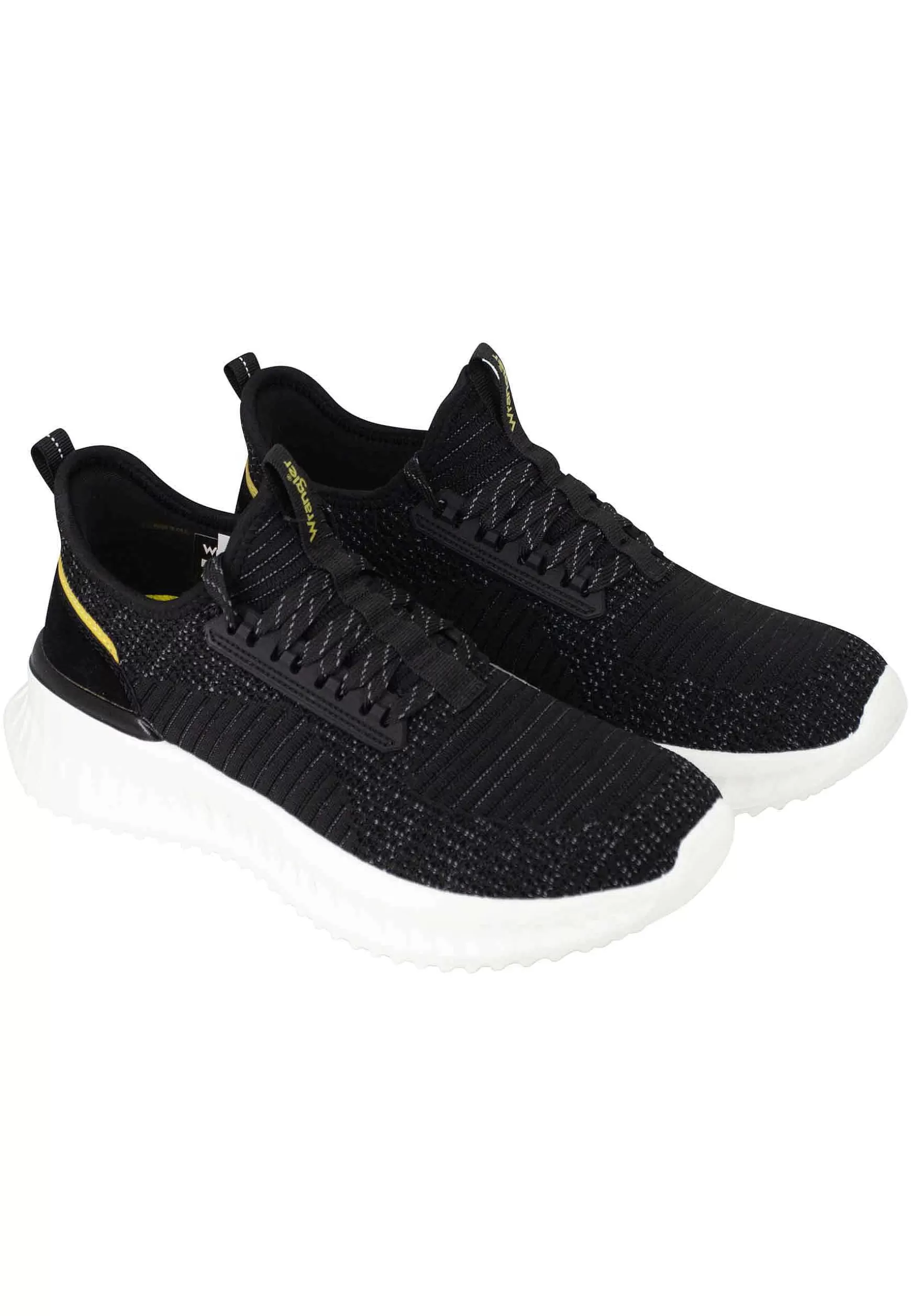 Sneakers Uomo Star In Tessuto Elastico Nero Con Suola Alta In Gomma*Wrangler Online