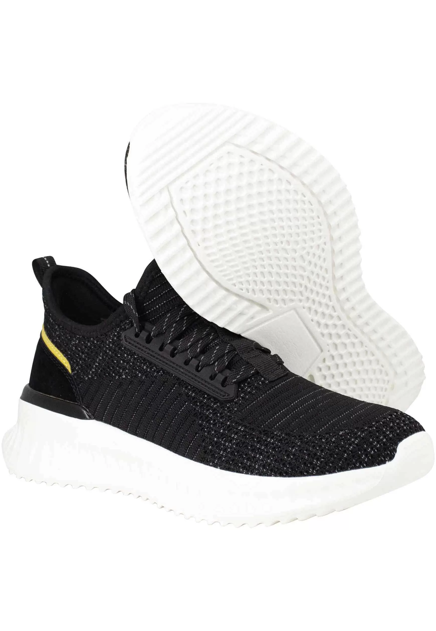 Sneakers Uomo Star In Tessuto Elastico Nero Con Suola Alta In Gomma*Wrangler Online