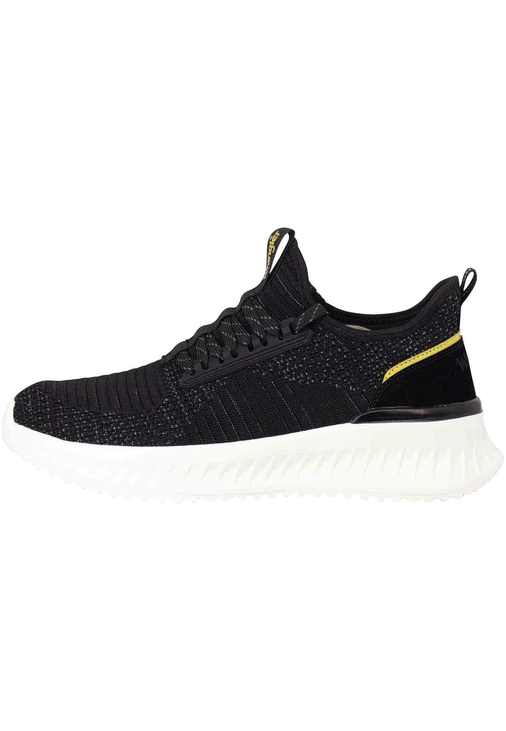 Sneakers Uomo Star In Tessuto Elastico Nero Con Suola Alta In Gomma*Wrangler Online