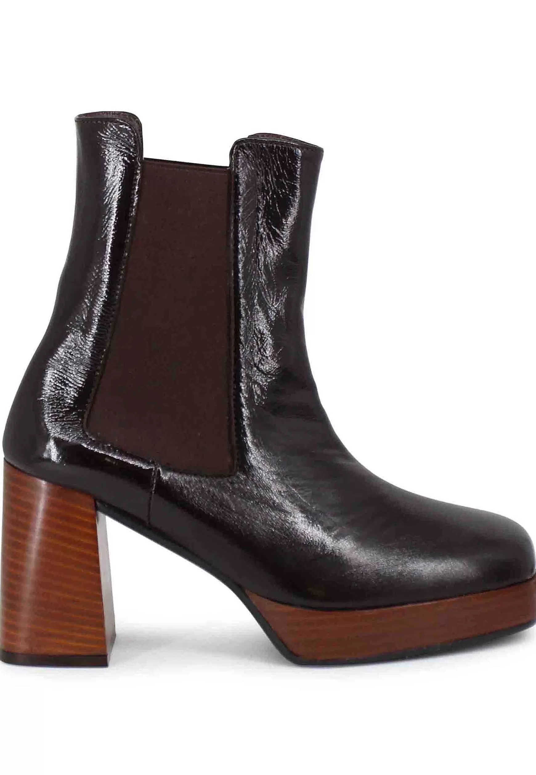 Stivaetti Beates Donna In Pee Marrone Con Tacco E Pateau*L Best