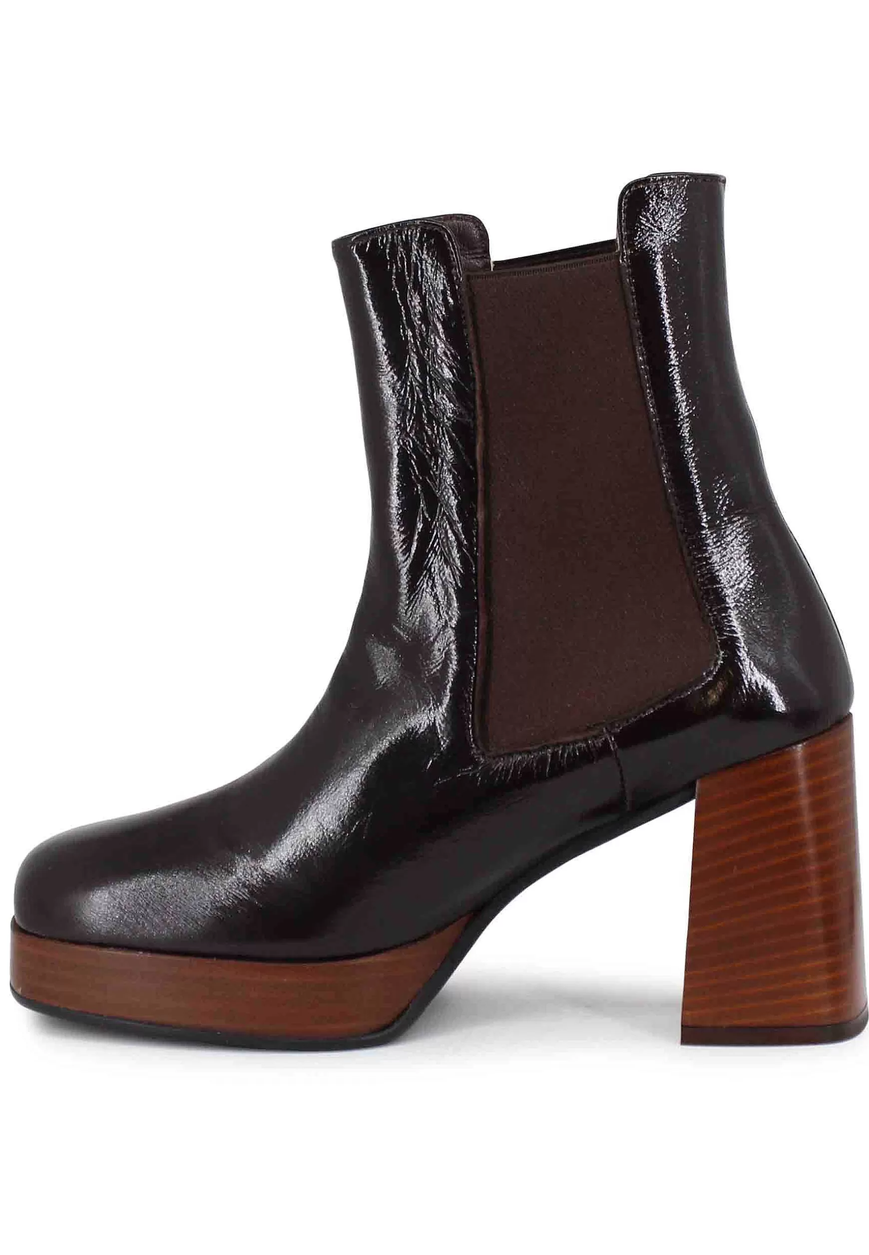Stivaetti Beates Donna In Pee Marrone Con Tacco E Pateau*L Best