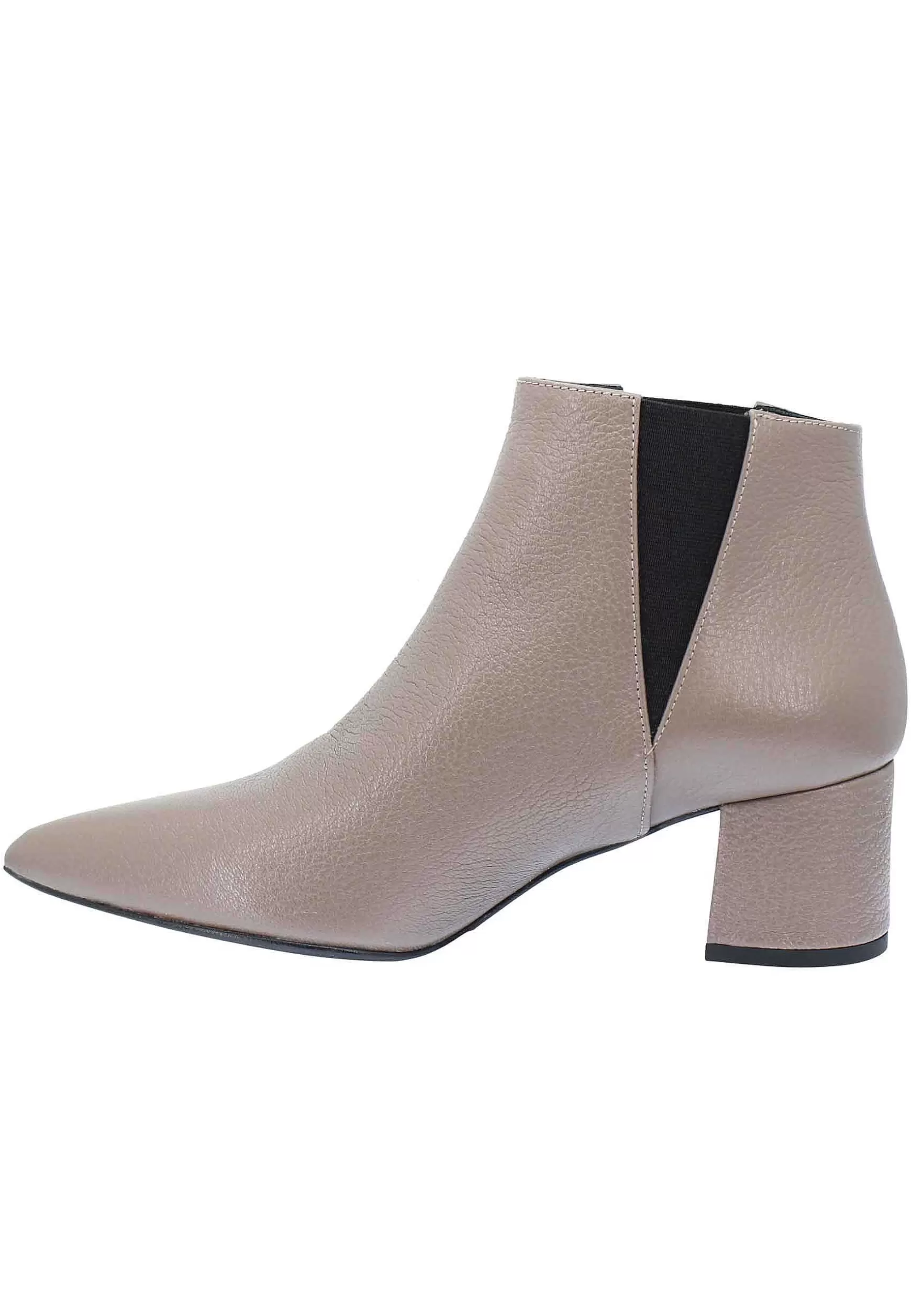 Stivaletti Beatles Donna In Pelle Tortota Con Punta A Punta A Tacco Medio** Shop