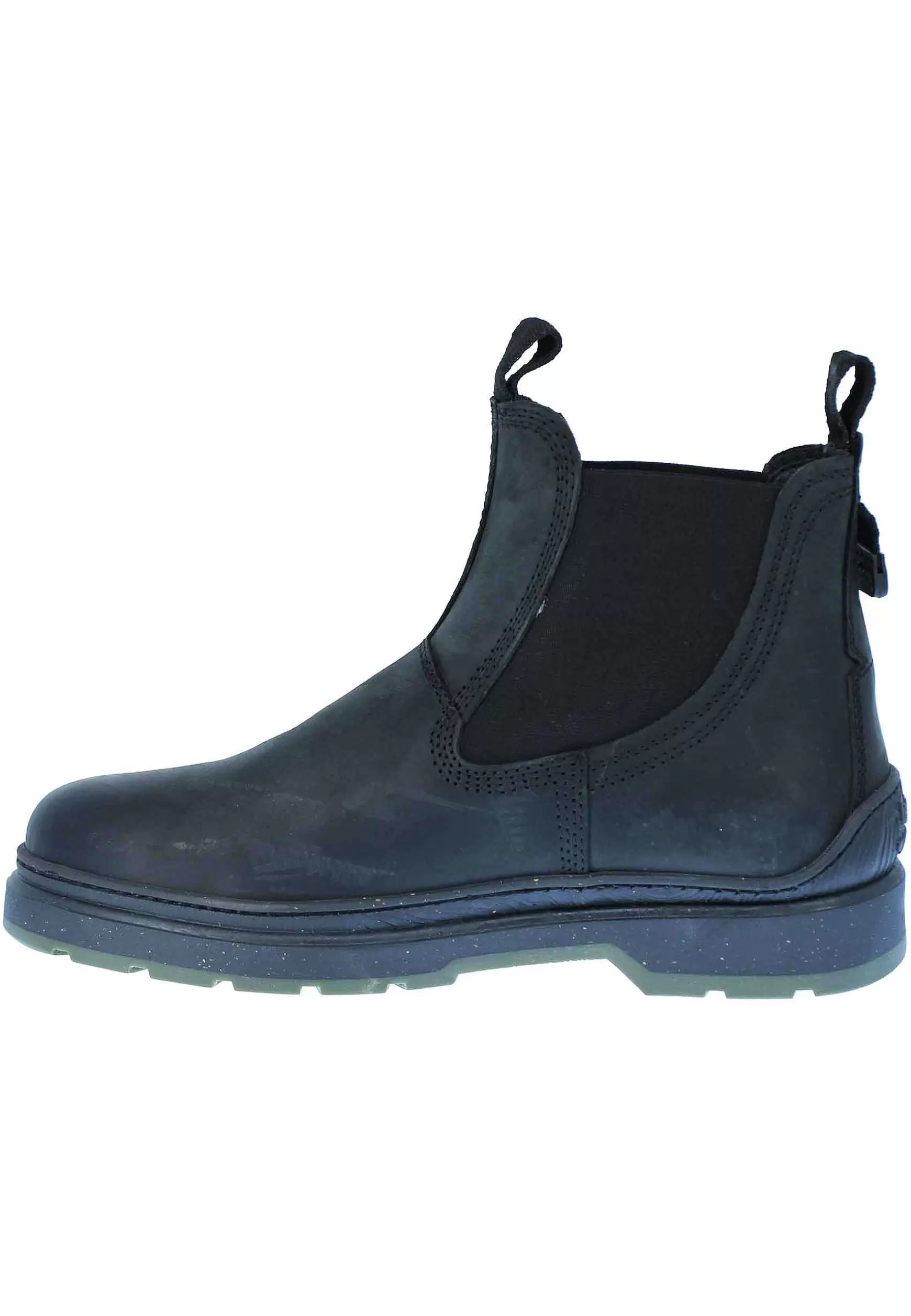 Stivaletti Beatles Uomo Red Rock In Pelle Nera Con Fondo Gomma Carrarmato*Jeep Discount