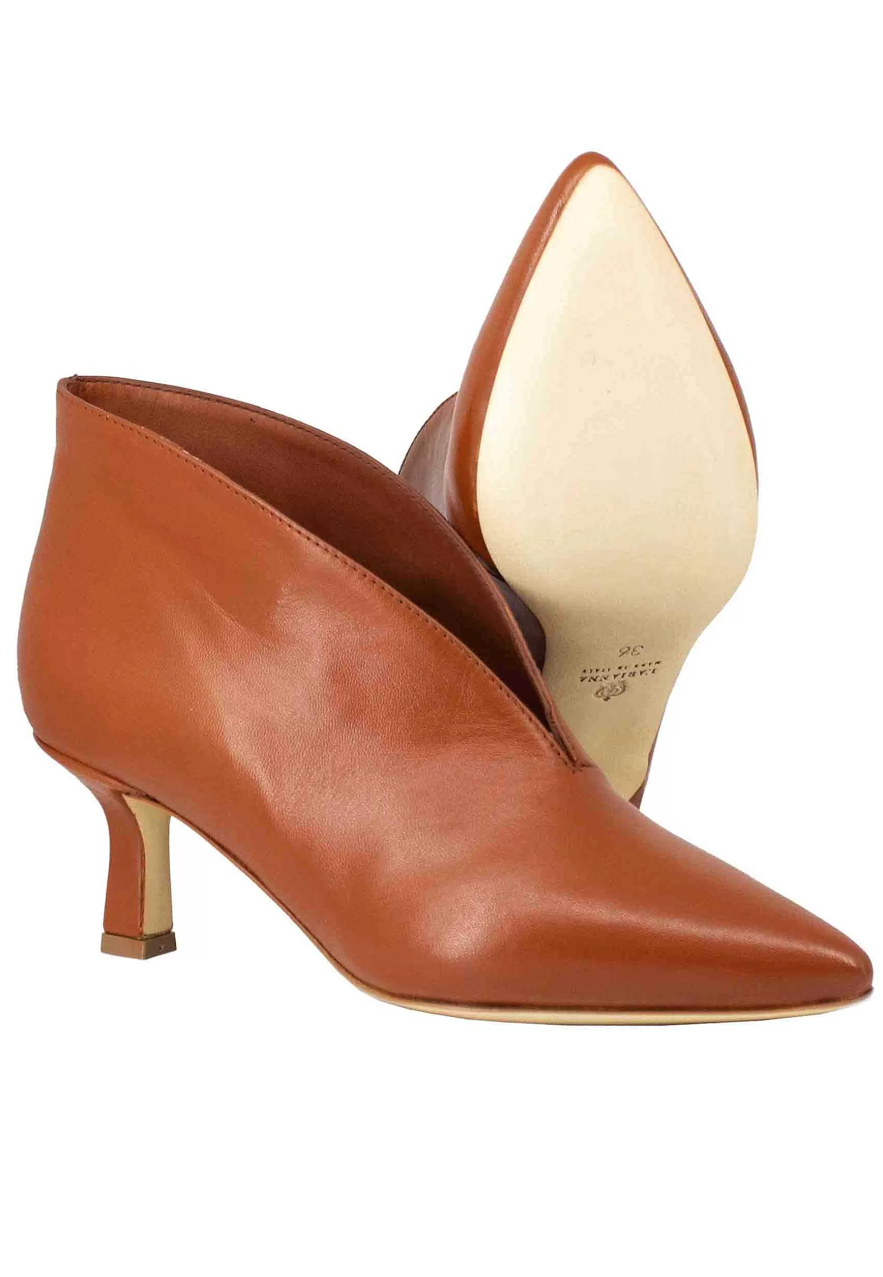 Stivaetti Donna Anke Boot In Pee Cuoio Con Tacco Basso*L Best