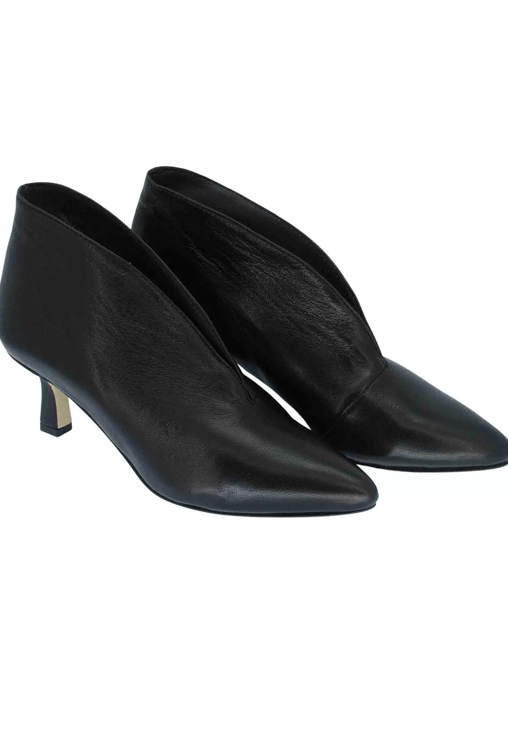 Stivaetti Donna Anke Boot In Pee Nera Con Tacco Basso*L Fashion