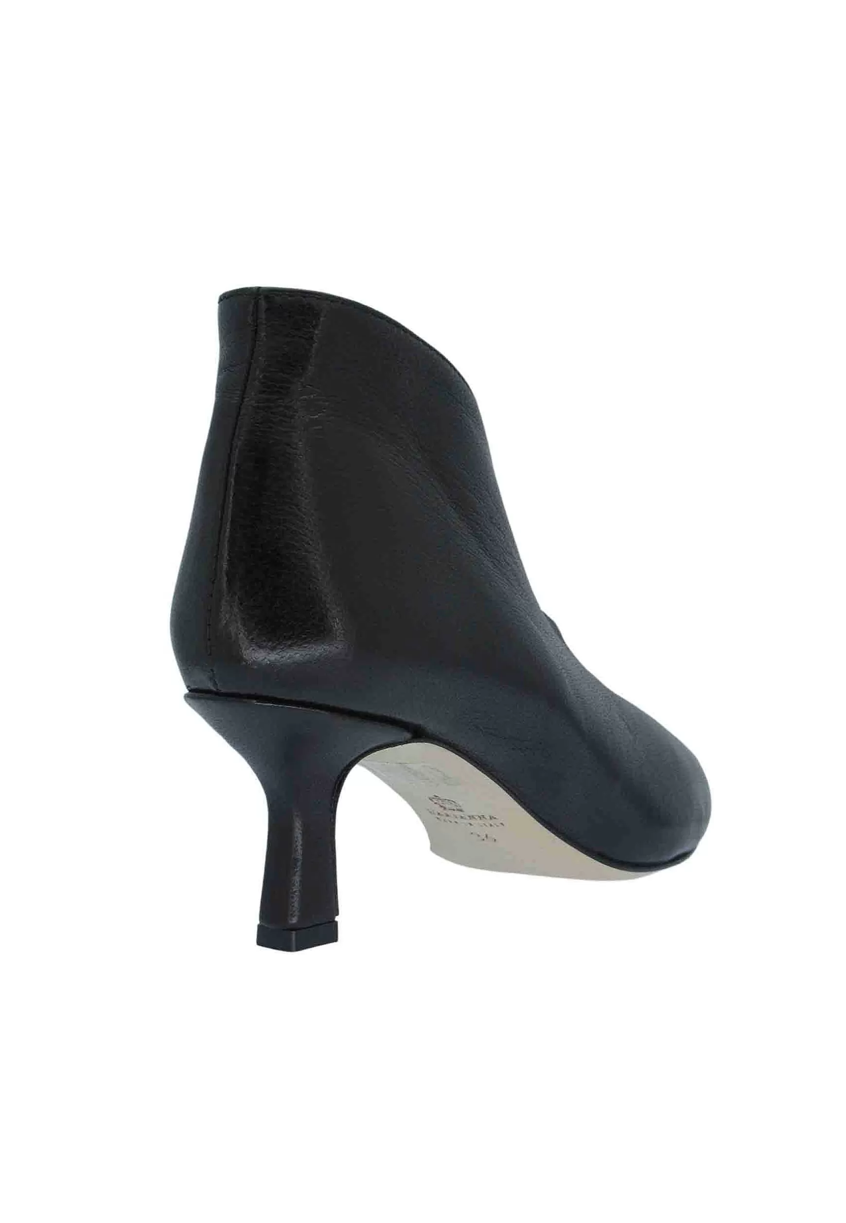 Stivaetti Donna Anke Boot In Pee Nera Con Tacco Basso*L Fashion