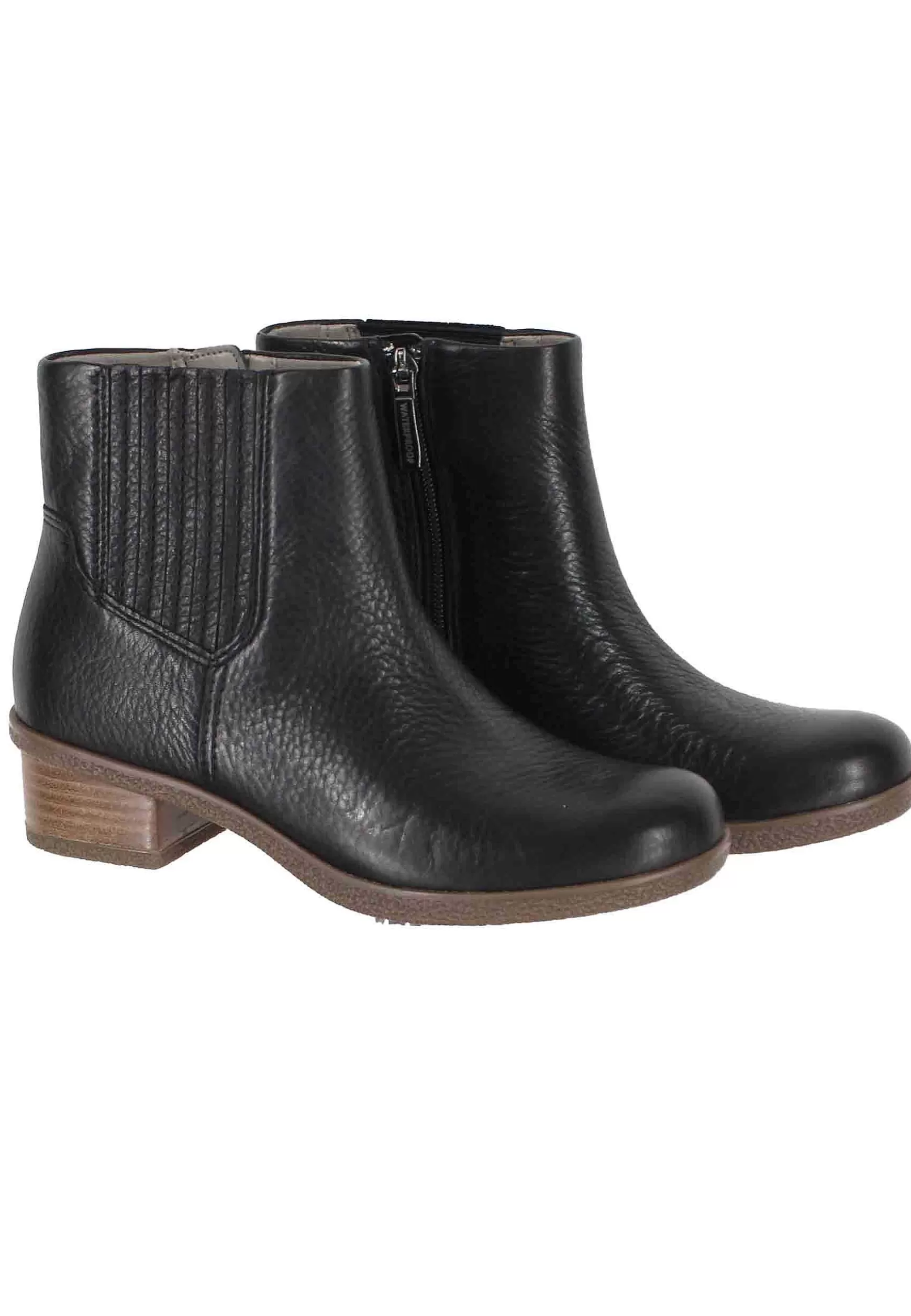 Stivaletti Donna Whaterproff In Pelle Nero Con Suola In Gomma*Dansko Discount