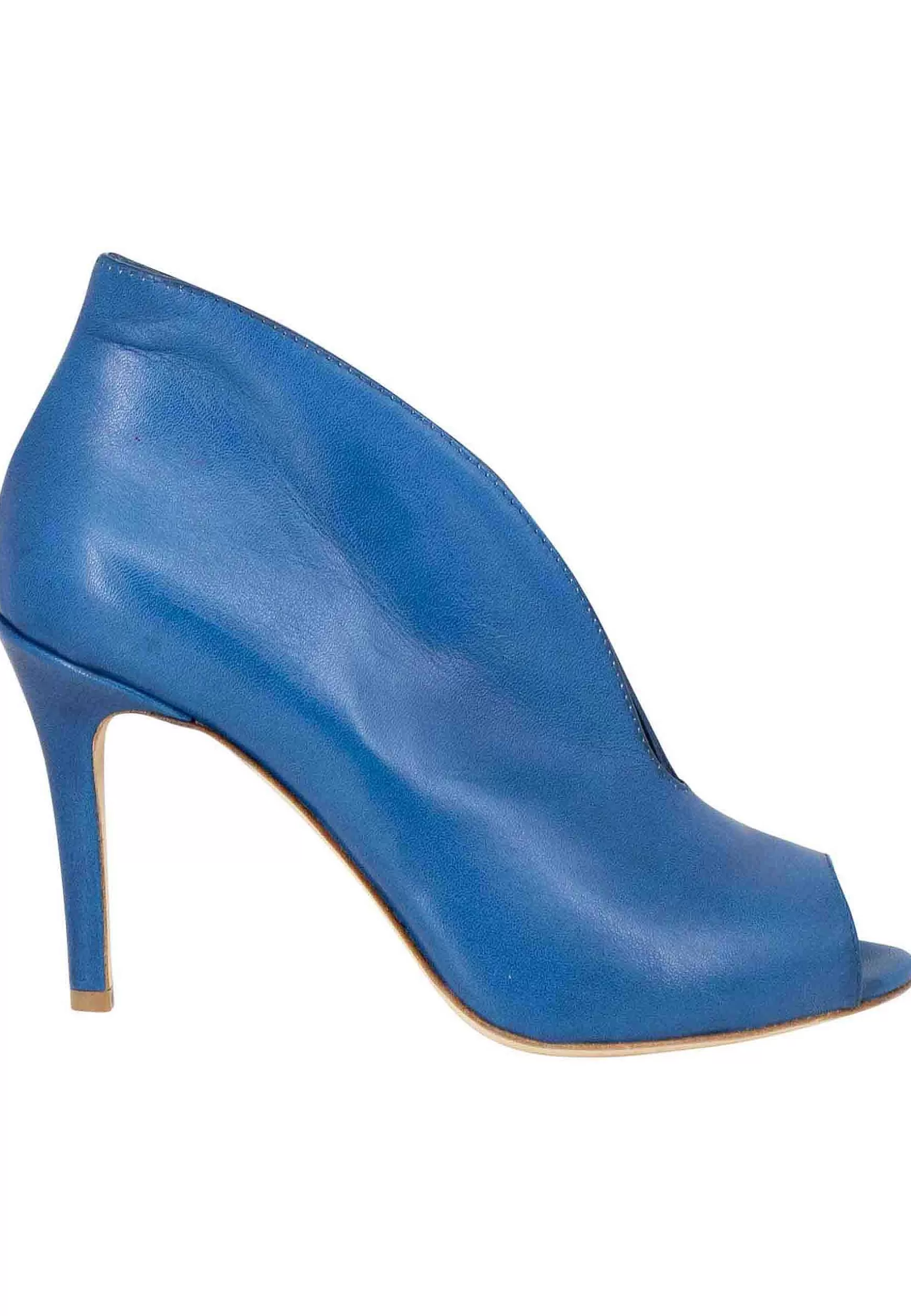 Stivaetti Open Toe Donna In Pee Bu Denim Tacco Ato*L Online
