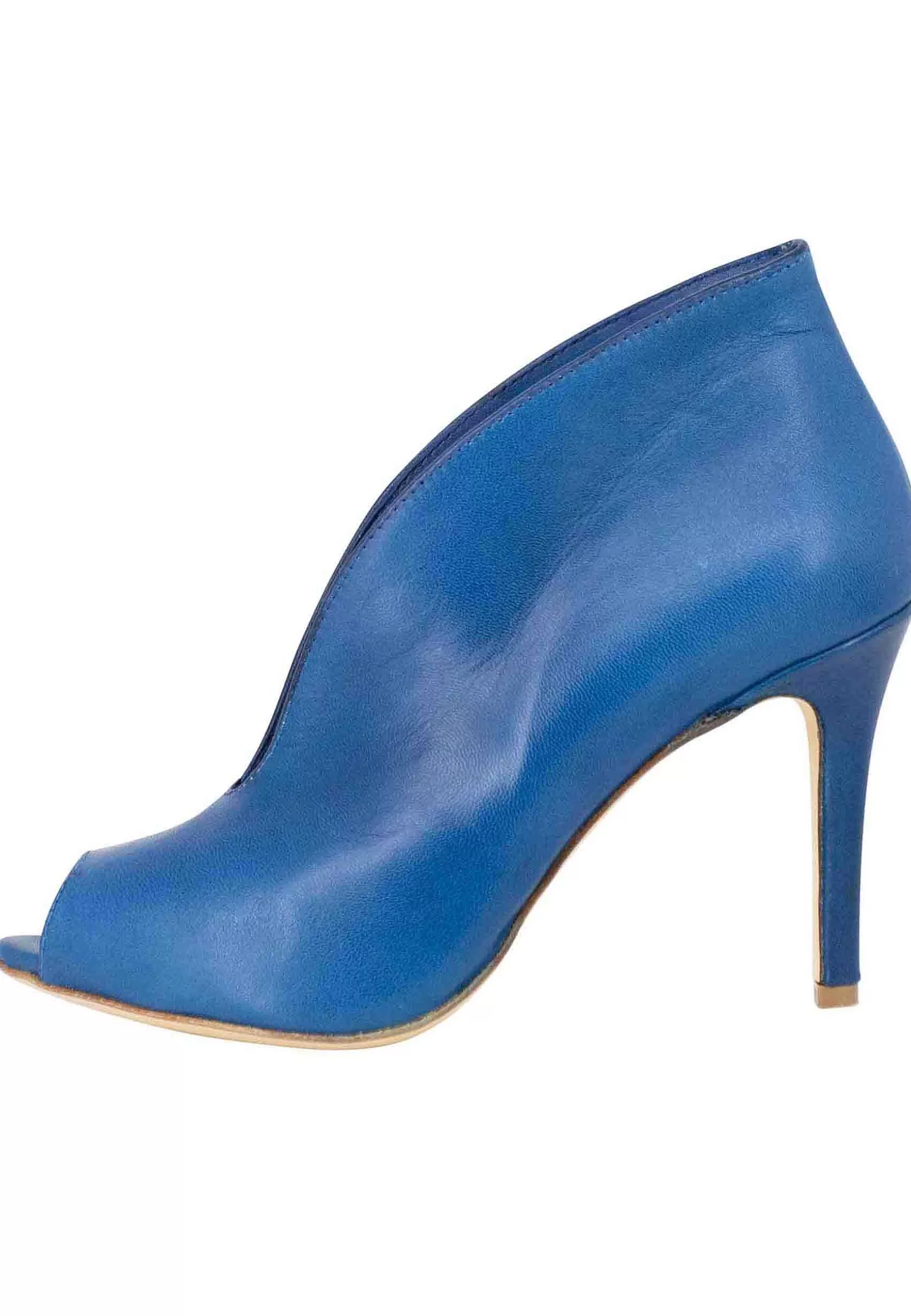 Stivaetti Open Toe Donna In Pee Bu Denim Tacco Ato*L Online