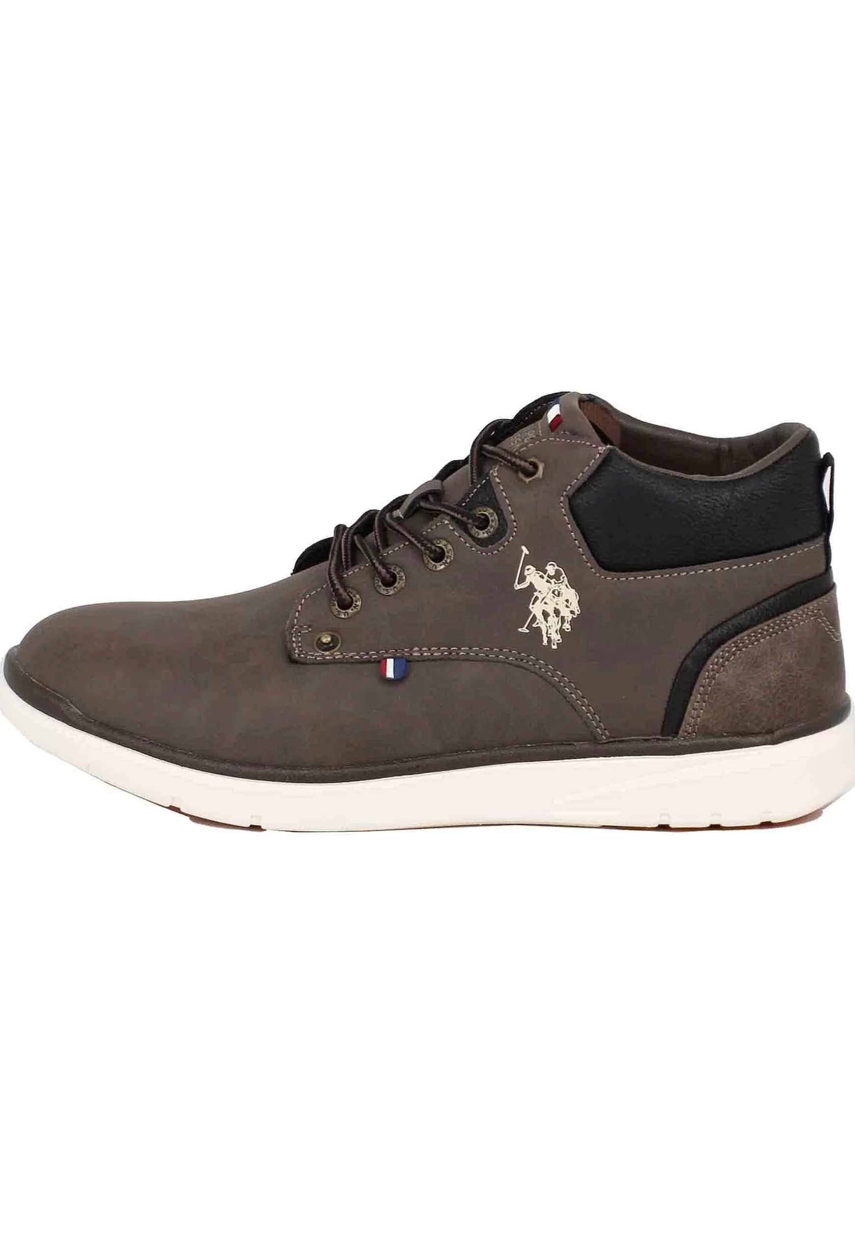 Stivaletti Uomo In Eco Pelle Marrone Con Suola In Gomma*U.S. Polo Assn Best Sale