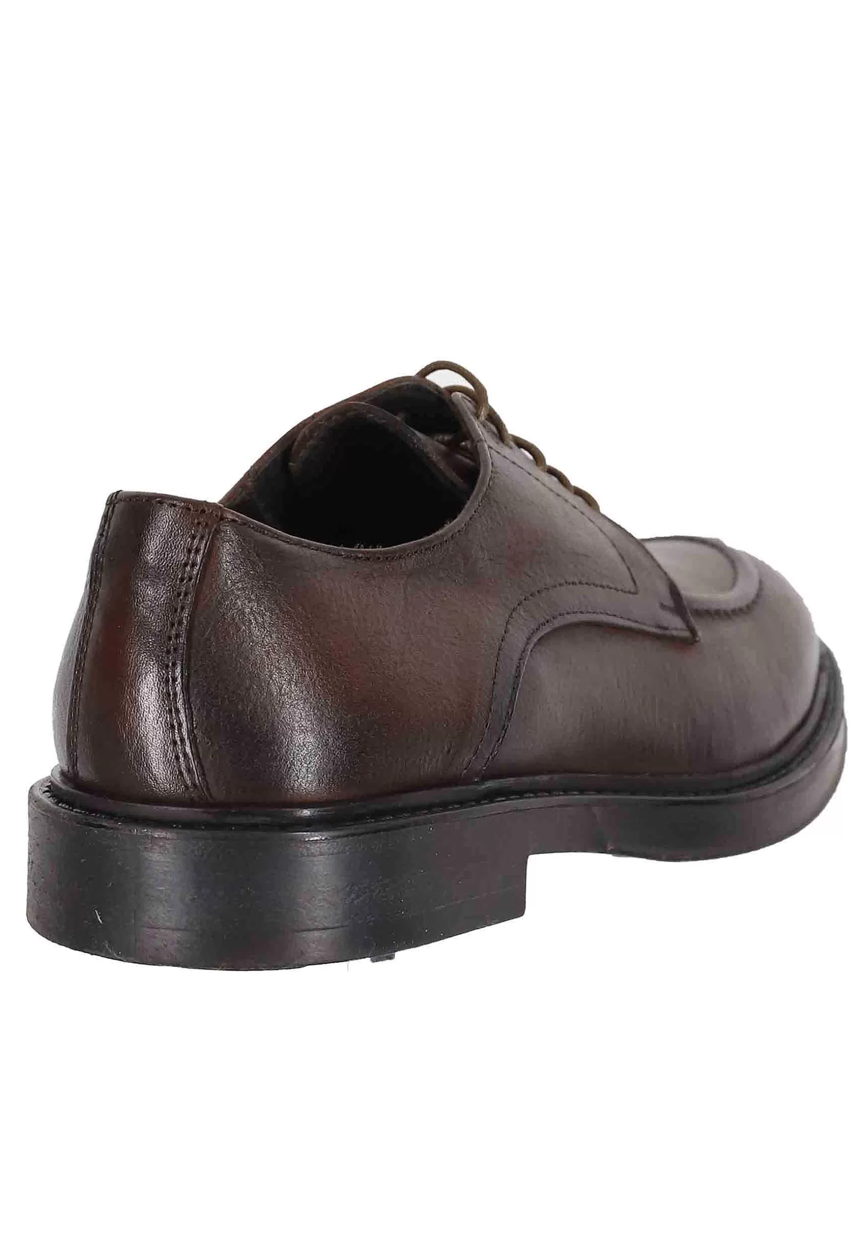 Stringate Da Uomo In Pelle Cuoio Con Vaschetta E Suola In Gomma** Sale
