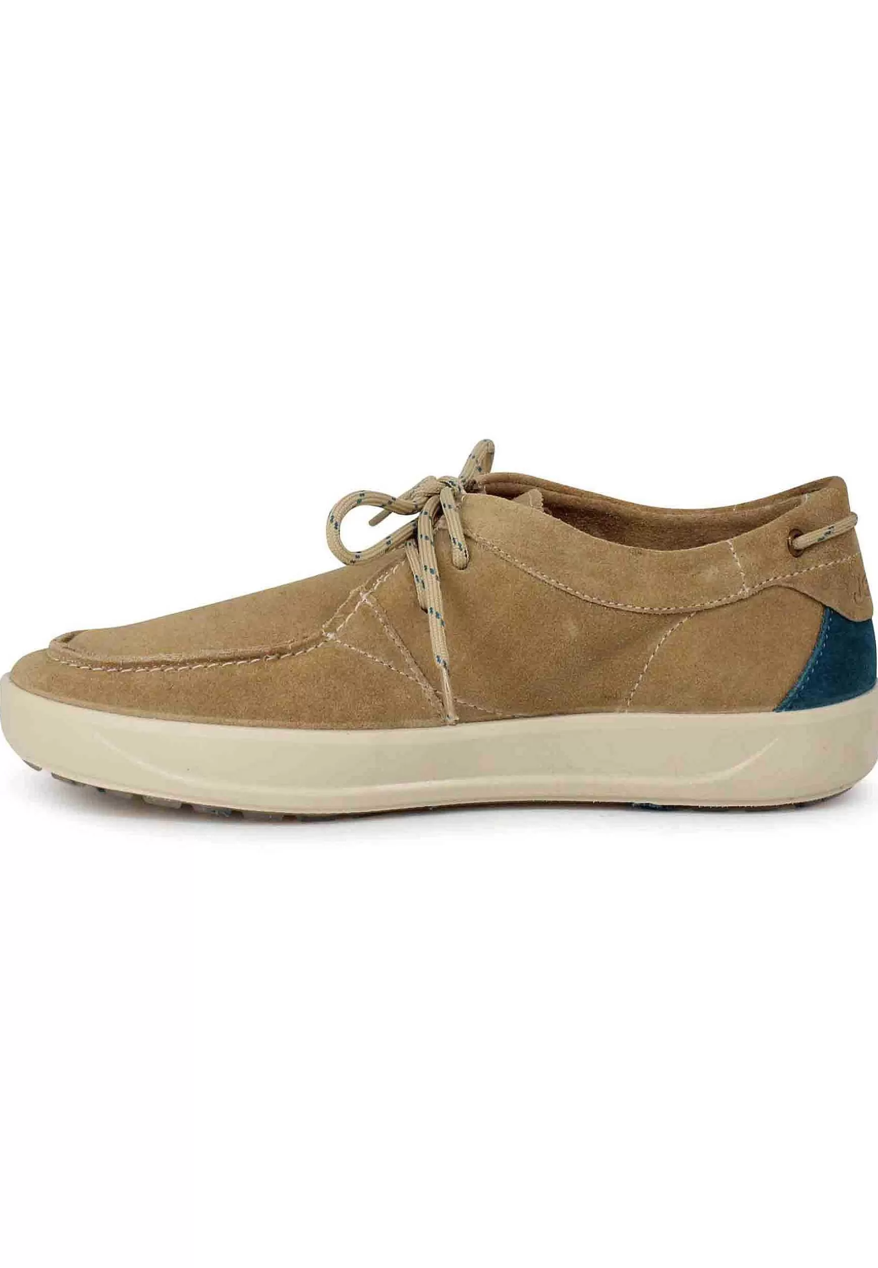 Stringate Uomo Bob Cat In Camoscio Beige Con Suola In Gomma*Jeep Outlet