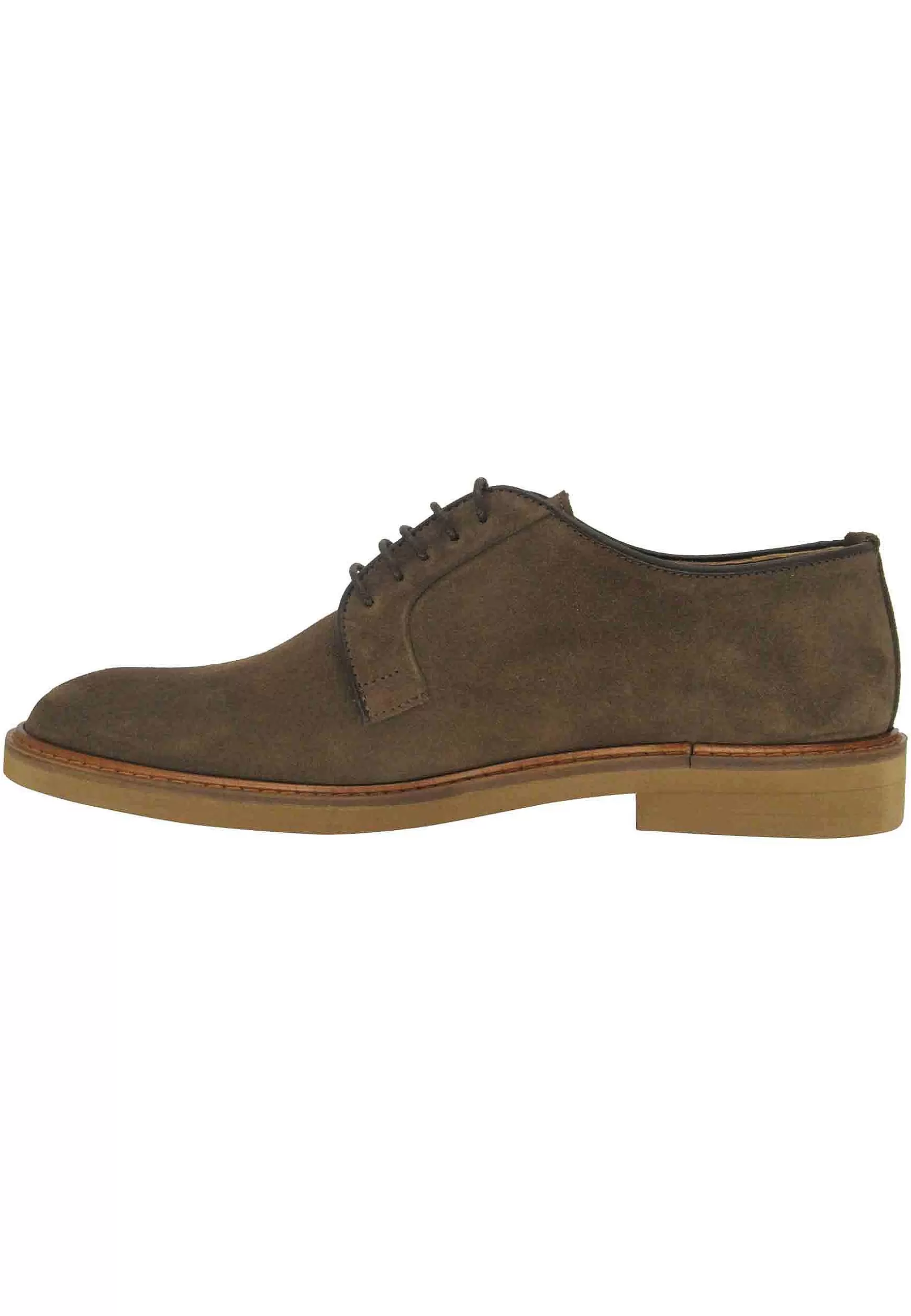 Stringate Uomo In Camoscio Cuoio Con Suola In Gomma Ultra Light*Florsheim Hot