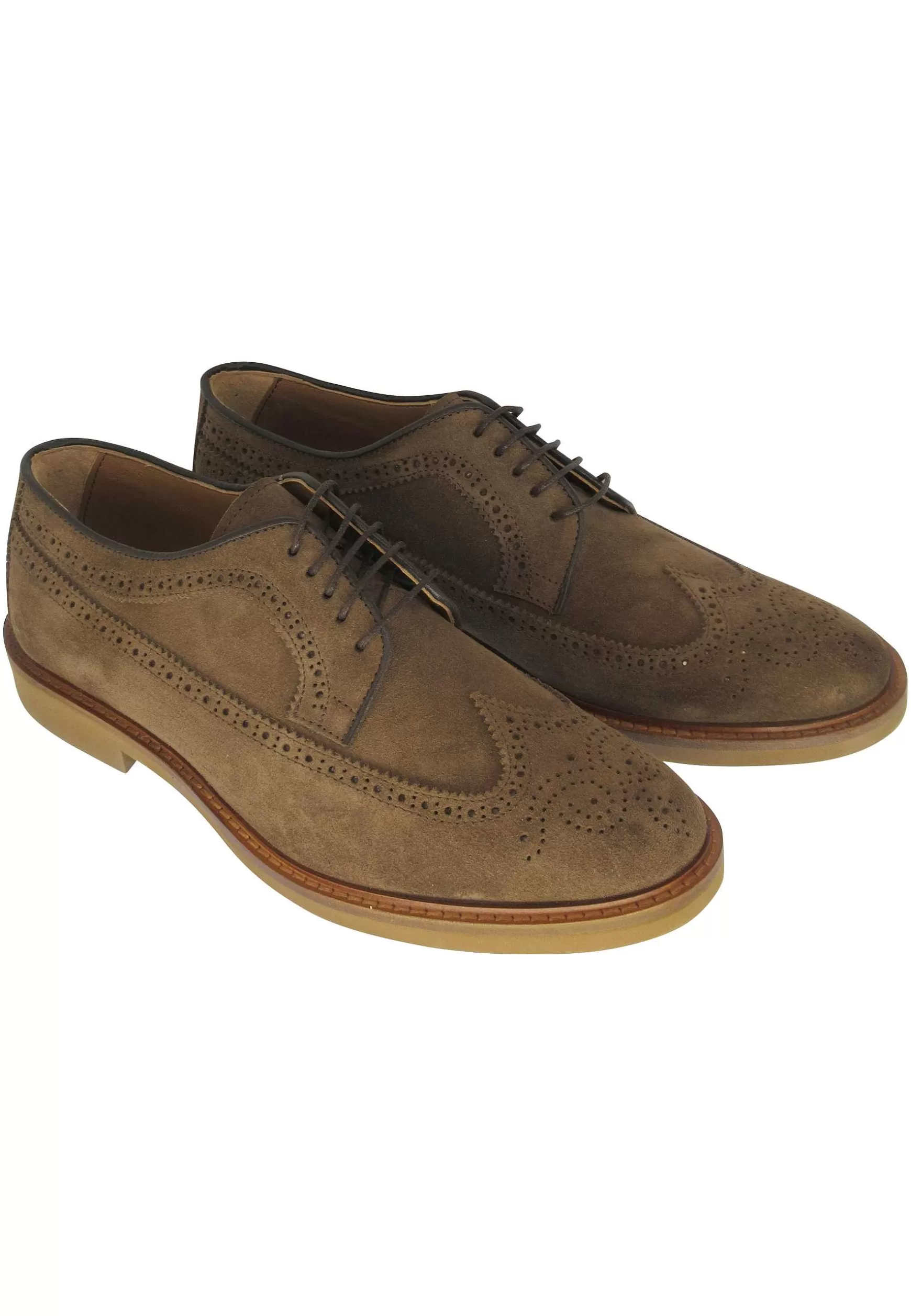 Stringate Uomo In Camoscio Sigaro Con Fondo Gomma Ultra Leggero*Florsheim Online