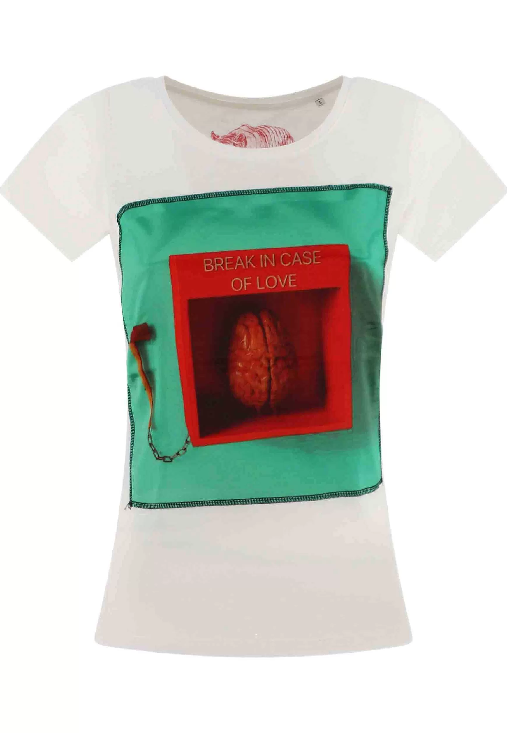 T-Shirt Donna Savage In Cotone Bianco Con Stampa In Seta*Bastille Outlet